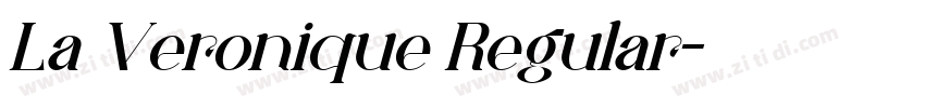 La Veronique Regular字体转换 La Veronique Regular字体转换